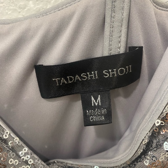 Tadashi Shoji Calypso Sequin Slit Gown - Picture 6 of 8